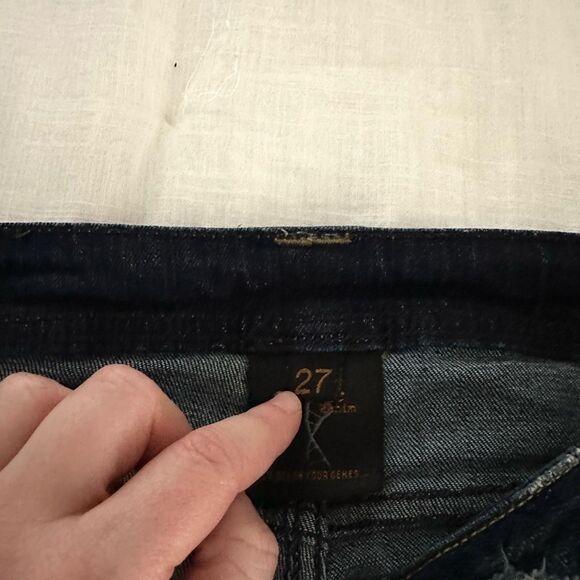 Genetic Denim Women’s 27 Dark Wash Boot Cut Jeans Y2K - Picture 3 of 9